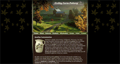 Desktop Screenshot of hobbyfarmpottery.com